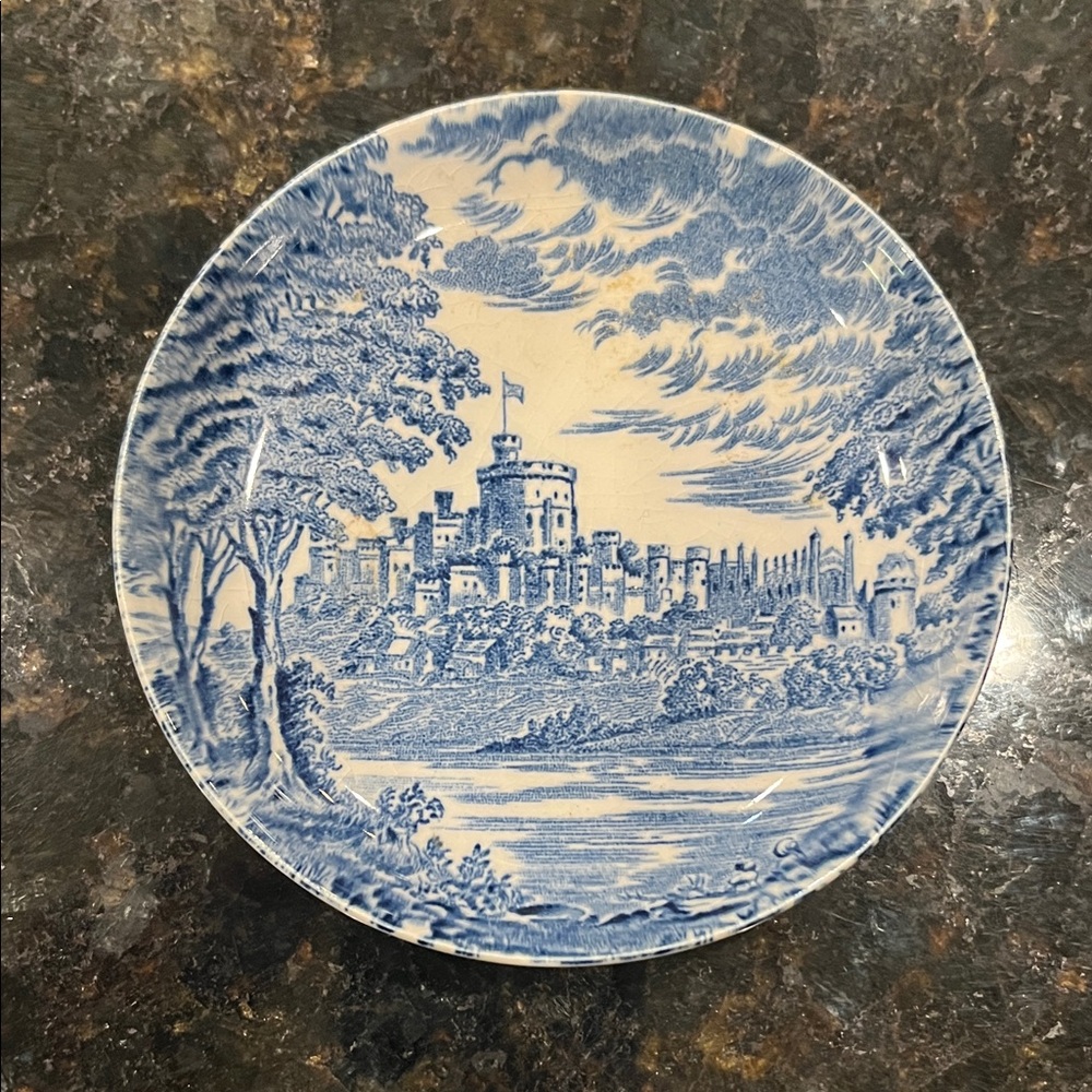 Blue and White Trinket Tray